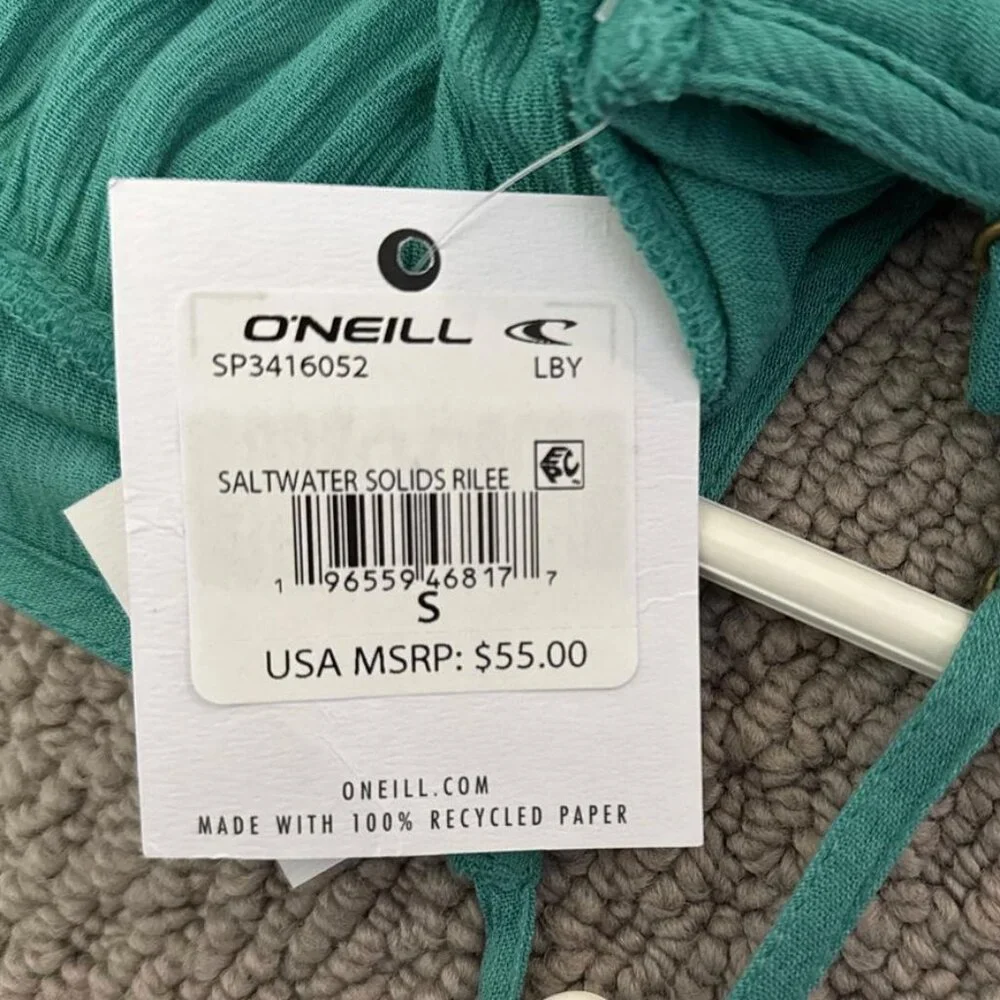 Womens O’Neill green cover up dress - Picture 3 of 3